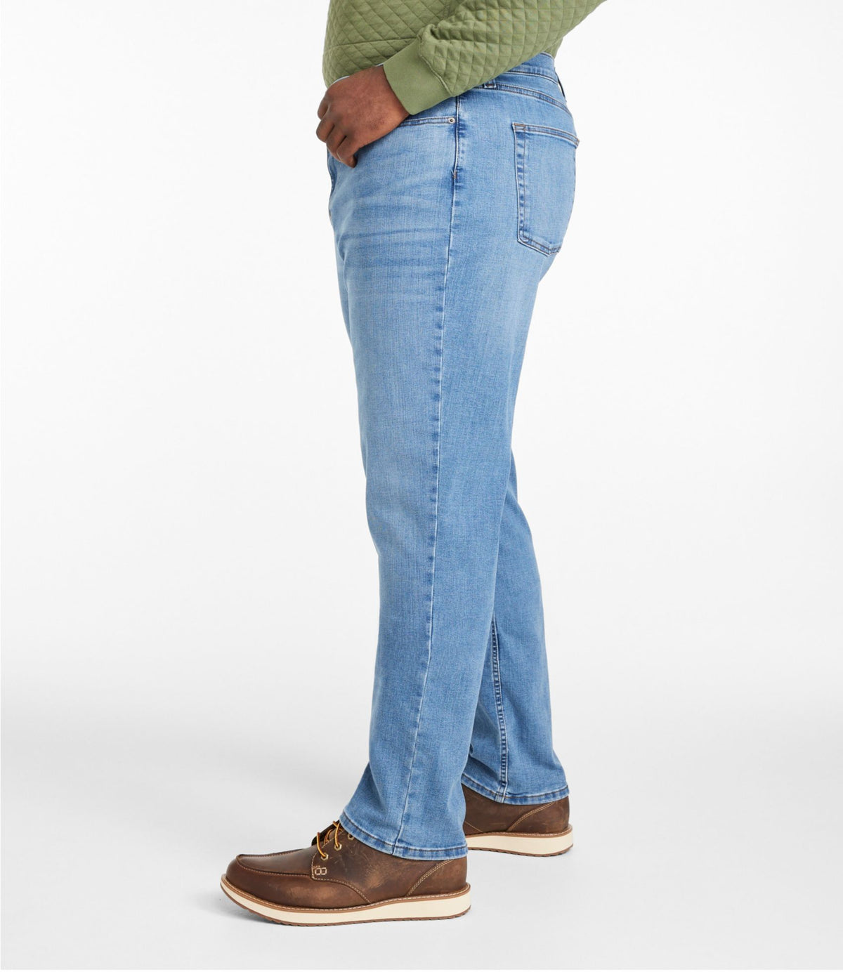 L.L.Bean Men's BeanFlex® Jeans, Classic Fit Clay Dust