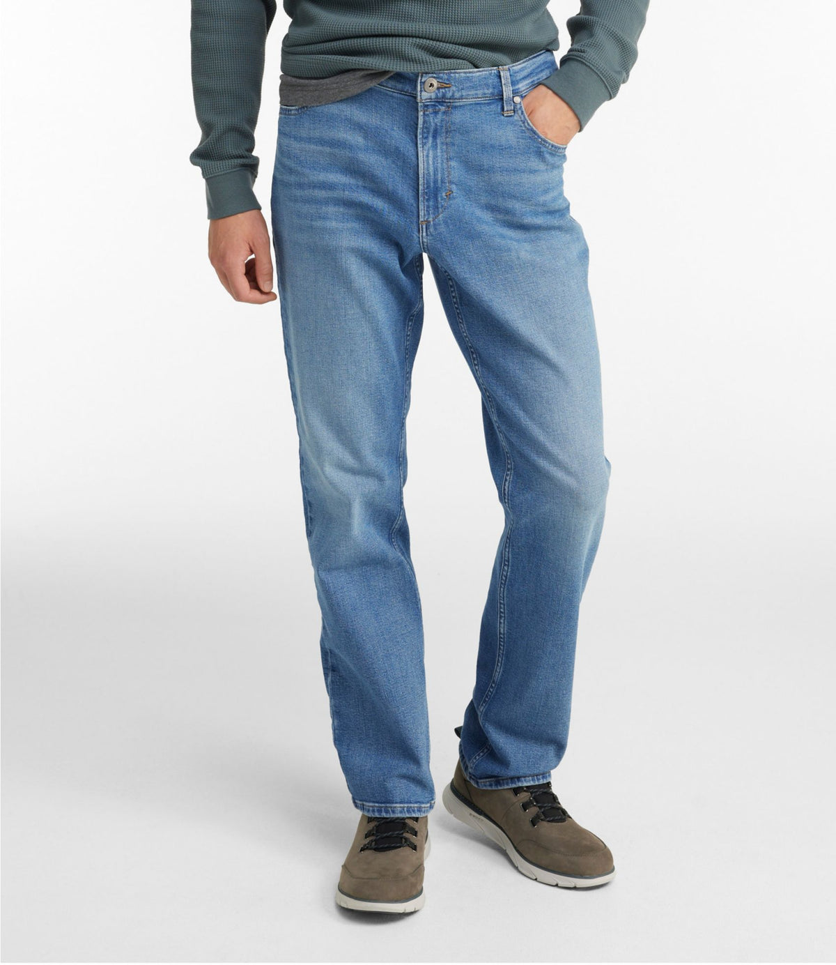 L.L.Bean Men's Vintage 1912 Jeans, Standard Fit Authentic Light