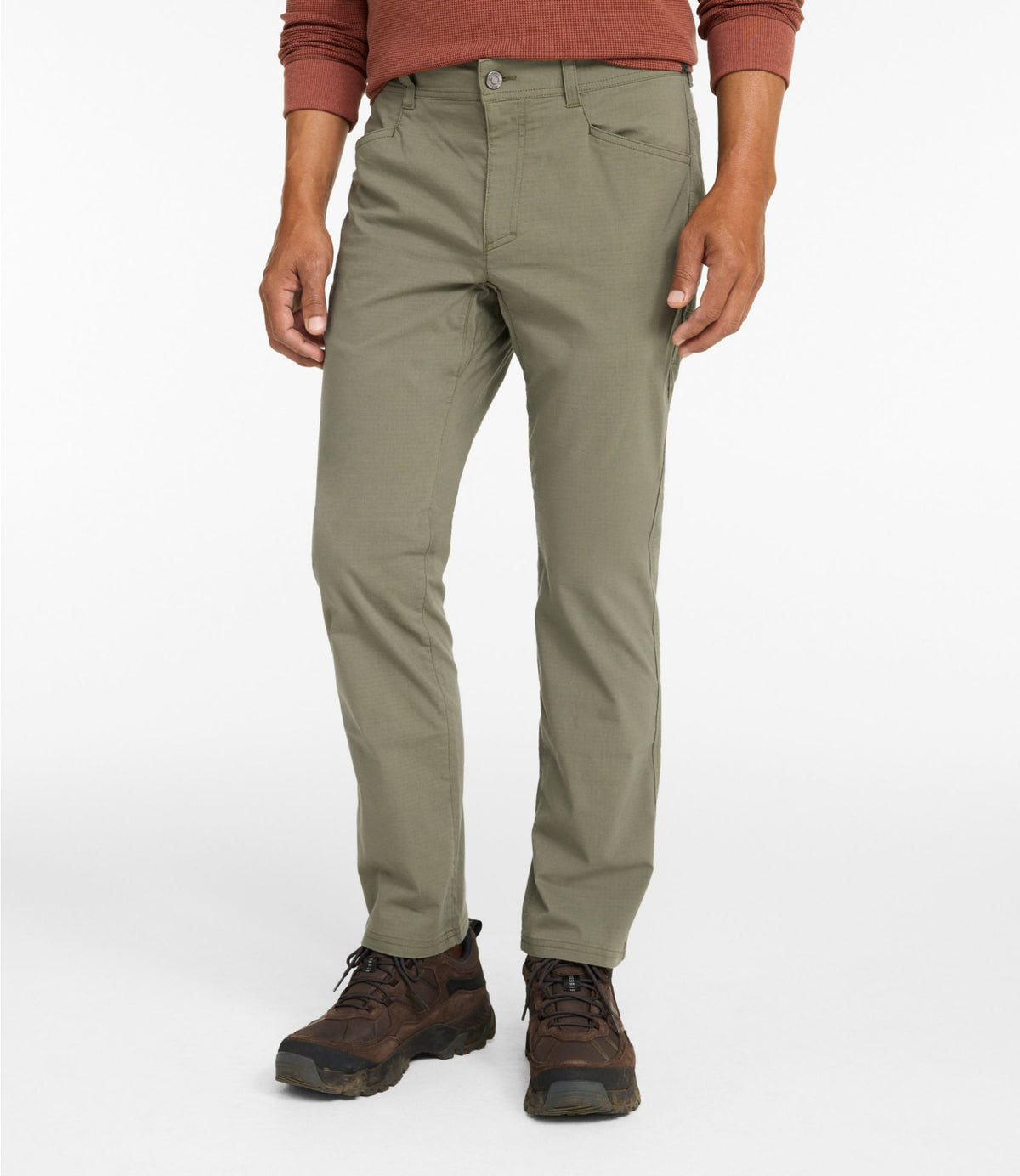 L.L.Bean Men's Mountainside Ripstop 5-Pocket Pants Carbon Navy