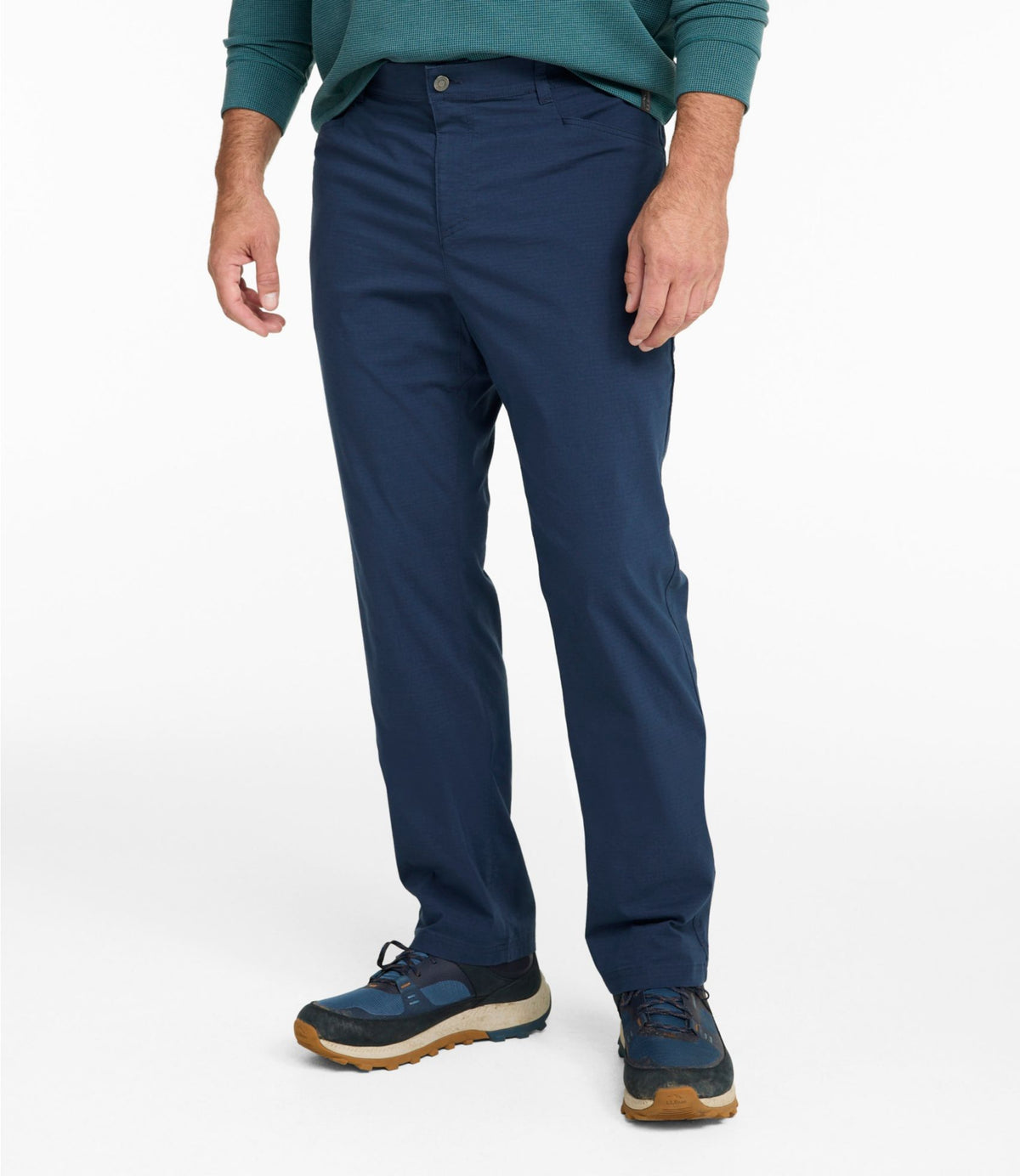 L.L.Bean Men's Mountainside Ripstop 5-Pocket Pants Carbon Navy