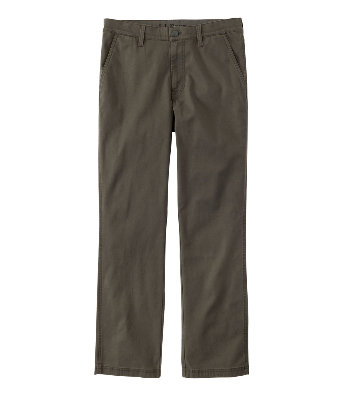 L.L.Bean Men's BeanFlex® Performance Canvas Pants, Chinos, Standard Fit Coal Dust