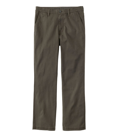 L.L.Bean Men's BeanFlex® Performance Canvas Pants, Chinos, Standard Fit Coal Dust