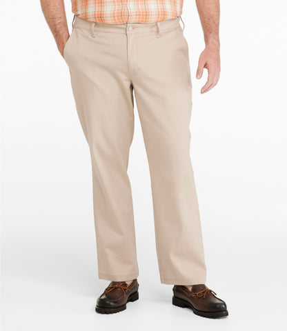 L.L.Bean Men's BeanFlex® Performance Canvas Pants, Chinos, Standard Fit Coal Dust