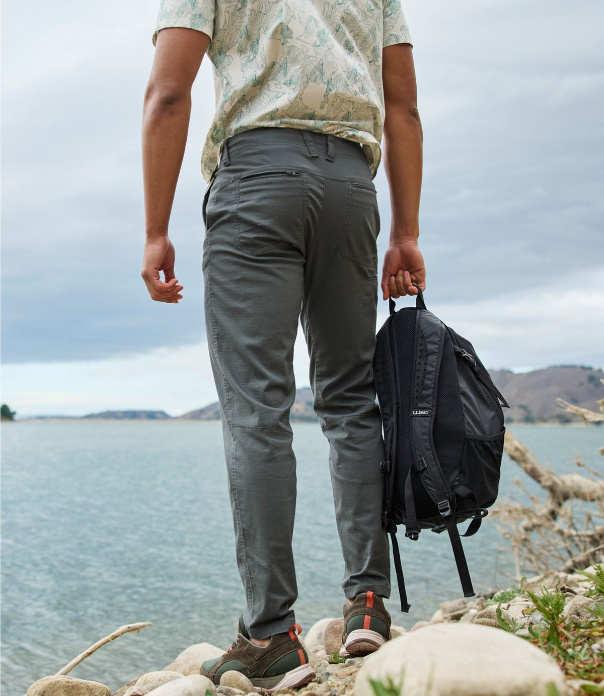 L.L.Bean Men's Explorer Ripstop Pants, Fixed Waist, Standard Fit