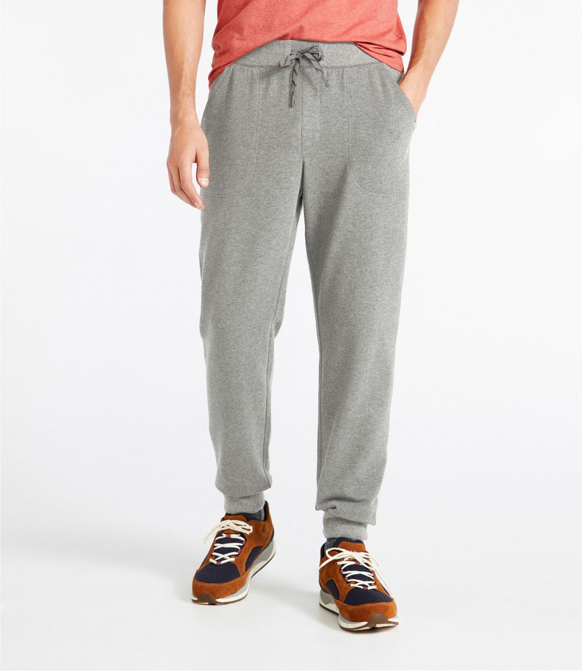 L.L.Bean Men's Comfort Camp Sweatpants Gray Heather