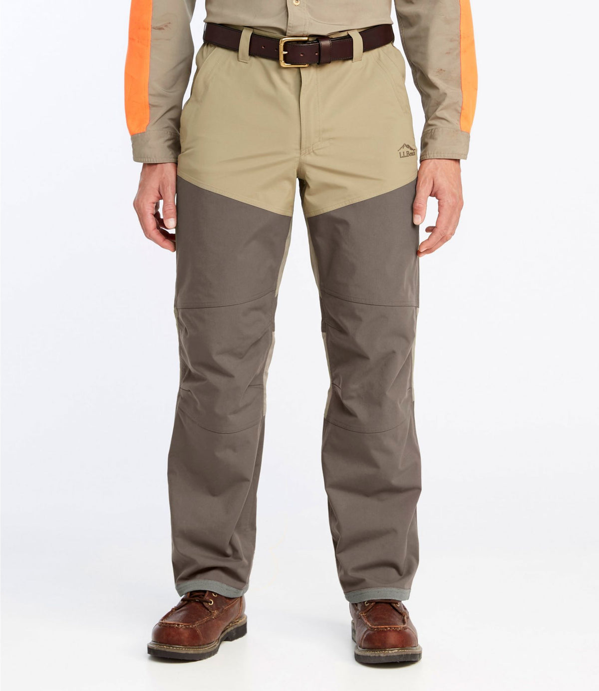 L.L.Bean Men's Tek Upland Waterproof Briar Pants Ash/Dark Mushroom