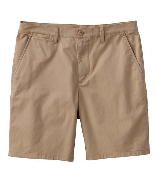 L.L.Bean Men's Comfort Stretch Performance® Everywhere Chino Shorts, 8" Khaki