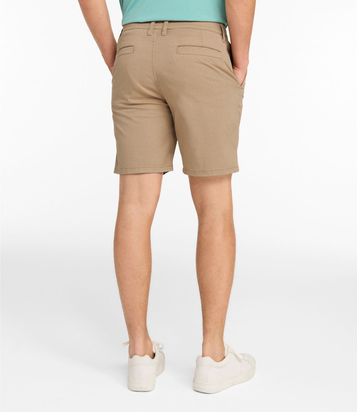 L.L.Bean Men's Comfort Stretch Performance® Everywhere Chino Shorts, 8" Khaki