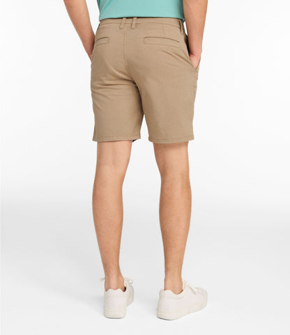 L.L.Bean Men's Comfort Stretch Performance® Everywhere Chino Shorts, 8" Khaki