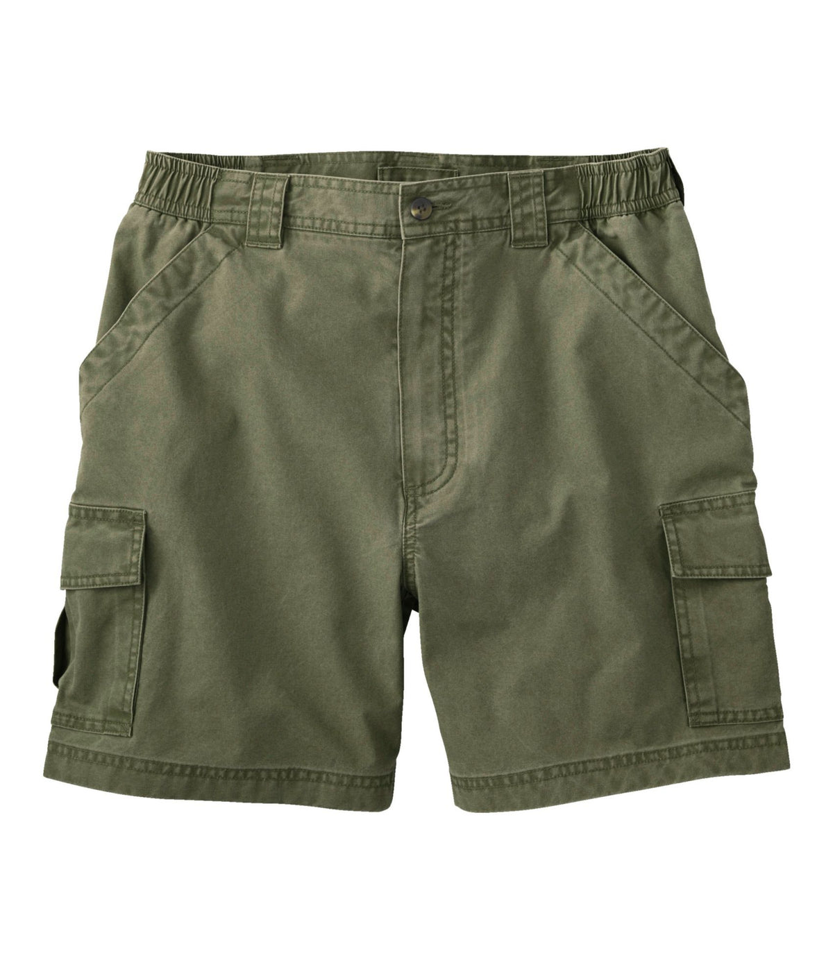 L.L.Bean Men's Tropic-Weight Cargo Shorts, Comfort Waist, 6" Dusty Olive