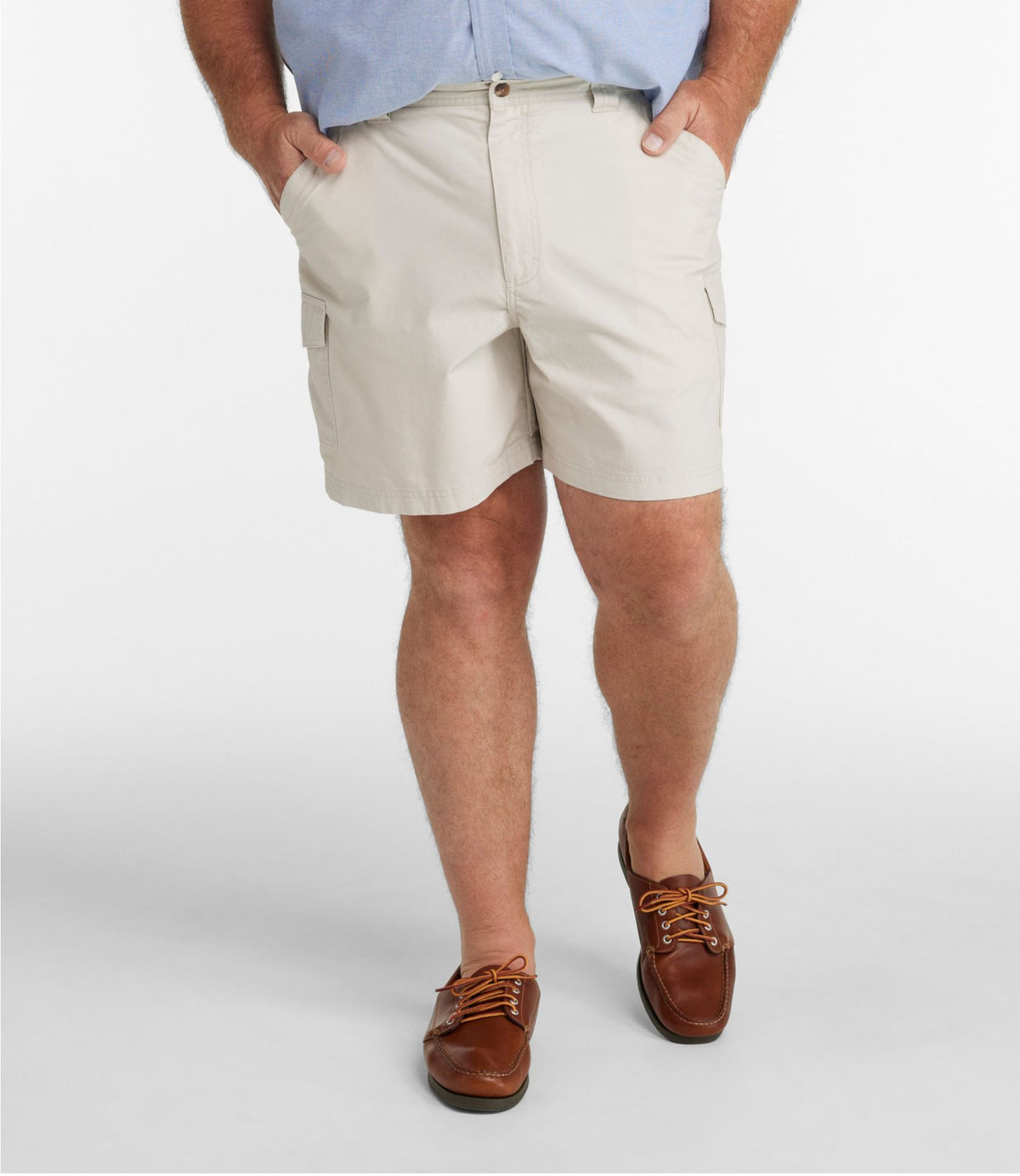L.L.Bean Men's Tropic-Weight Cargo Shorts, Comfort Waist, 6" Dusty Olive