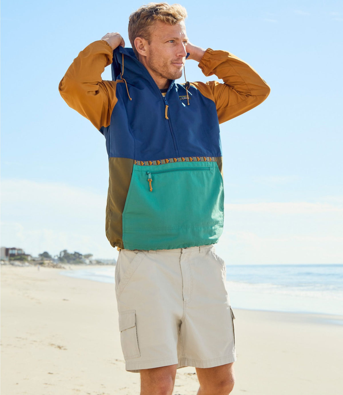 L.L.Bean Men's Tropic-Weight Cargo Shorts, Comfort Waist, 6" Dusty Olive