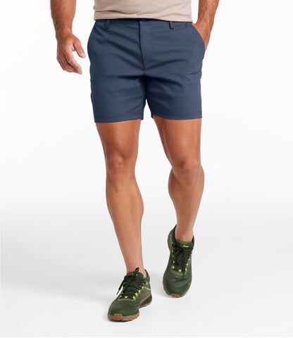 L.L.Bean Men's VentureStretch Chino Shorts, 7" Graphite