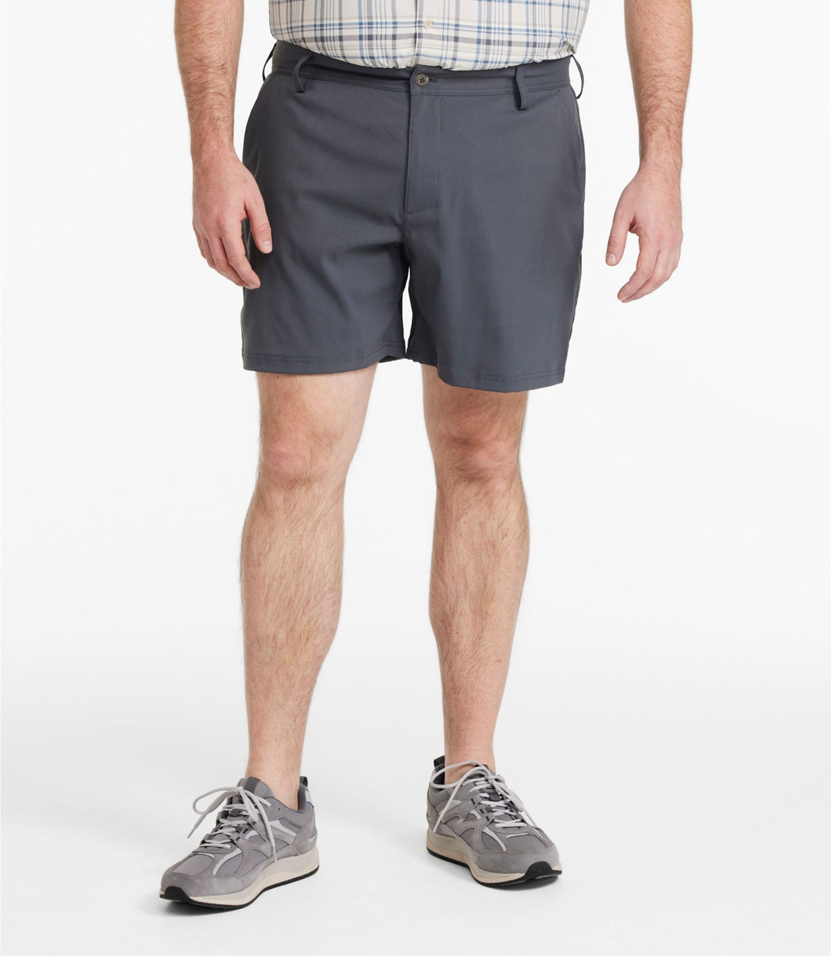L.L.Bean Men's VentureStretch Chino Shorts, 7" Graphite