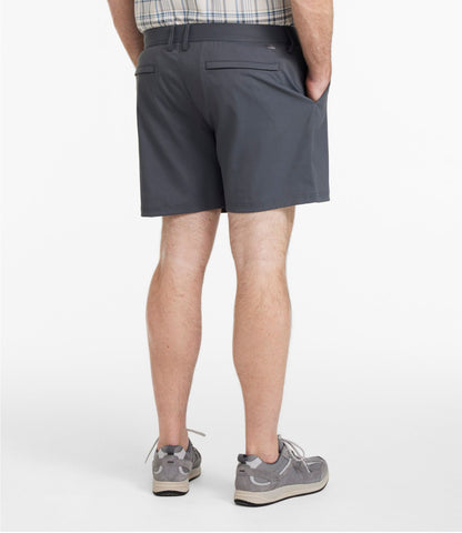 L.L.Bean Men's VentureStretch Chino Shorts, 7" Graphite