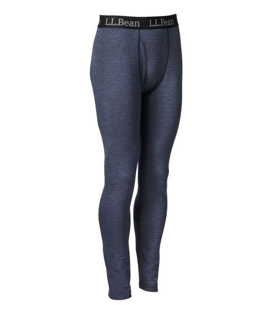 L.L.Bean Men's L.L.Bean Midweight Base Layer Pants Carbon Navy