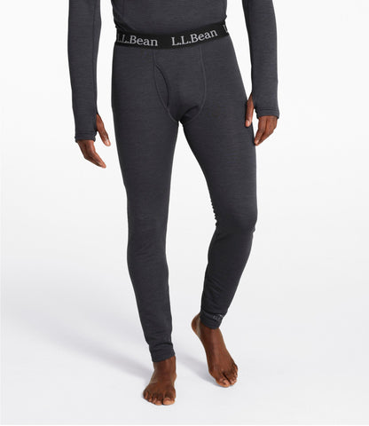 L.L.Bean Men's L.L.Bean Midweight Base Layer Pants Carbon Navy