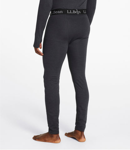 L.L.Bean Men's L.L.Bean Midweight Base Layer Pants Carbon Navy