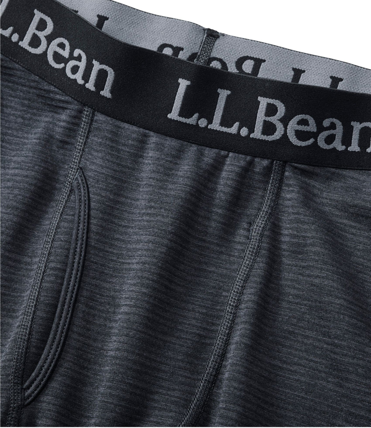 L.L.Bean Men's L.L.Bean Midweight Base Layer Pants Carbon Navy