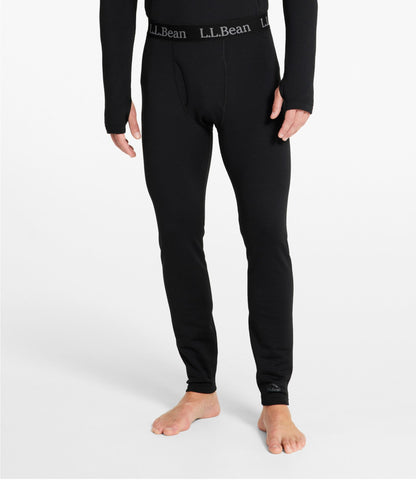 L.L.Bean Men's L.L.Bean Heavyweight Base Layer Pant Midnight Black