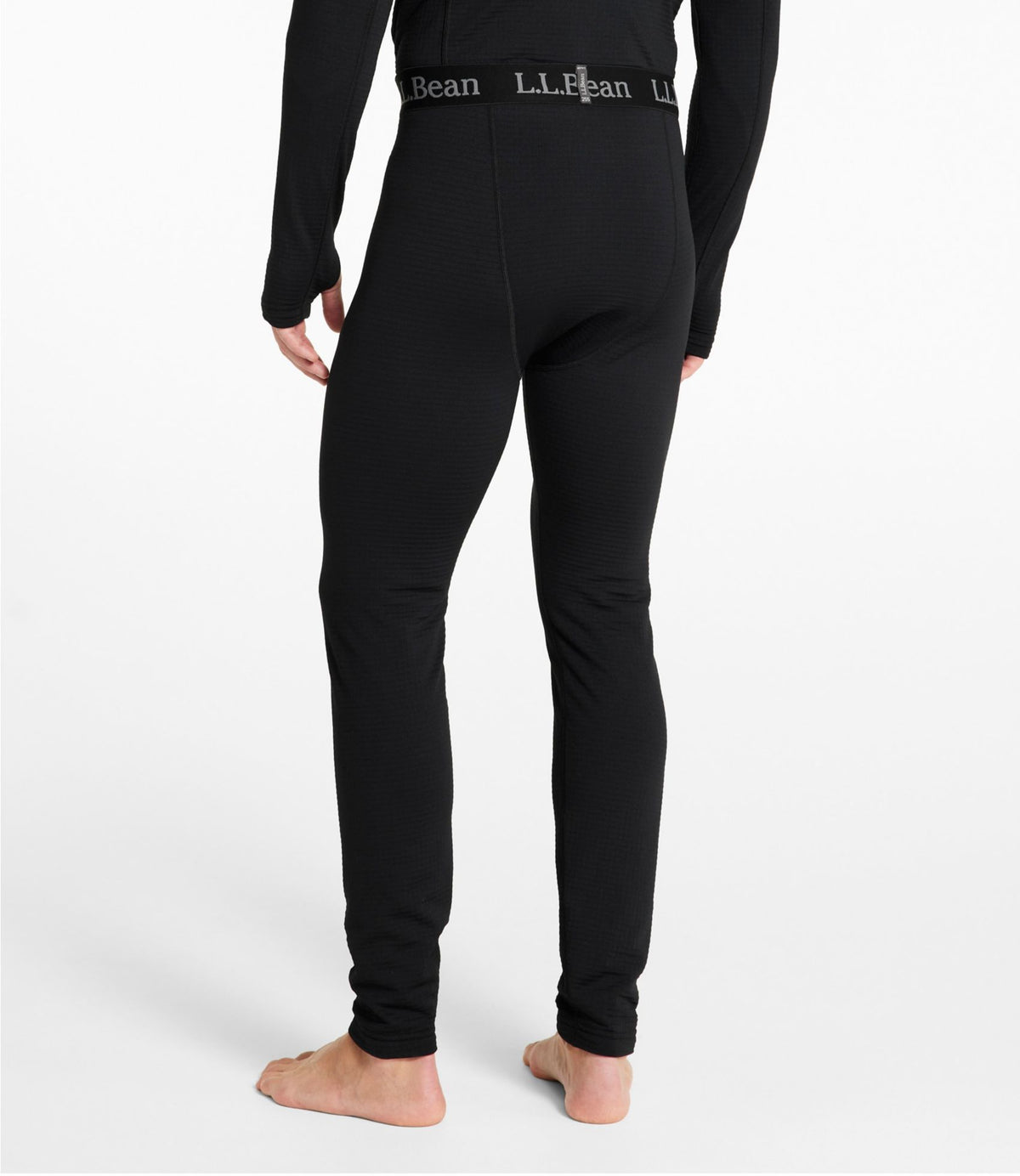 L.L.Bean Men's L.L.Bean Heavyweight Base Layer Pant Midnight Black
