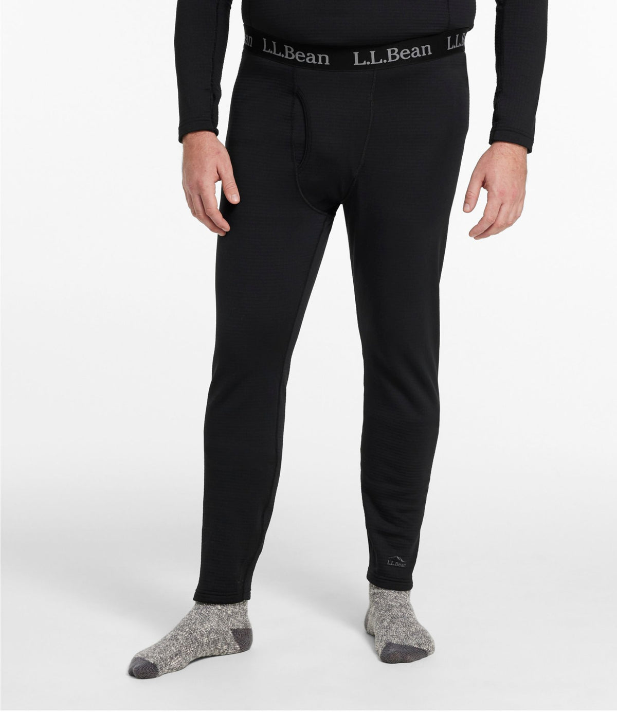 L.L.Bean Men's L.L.Bean Heavyweight Base Layer Pant Midnight Black