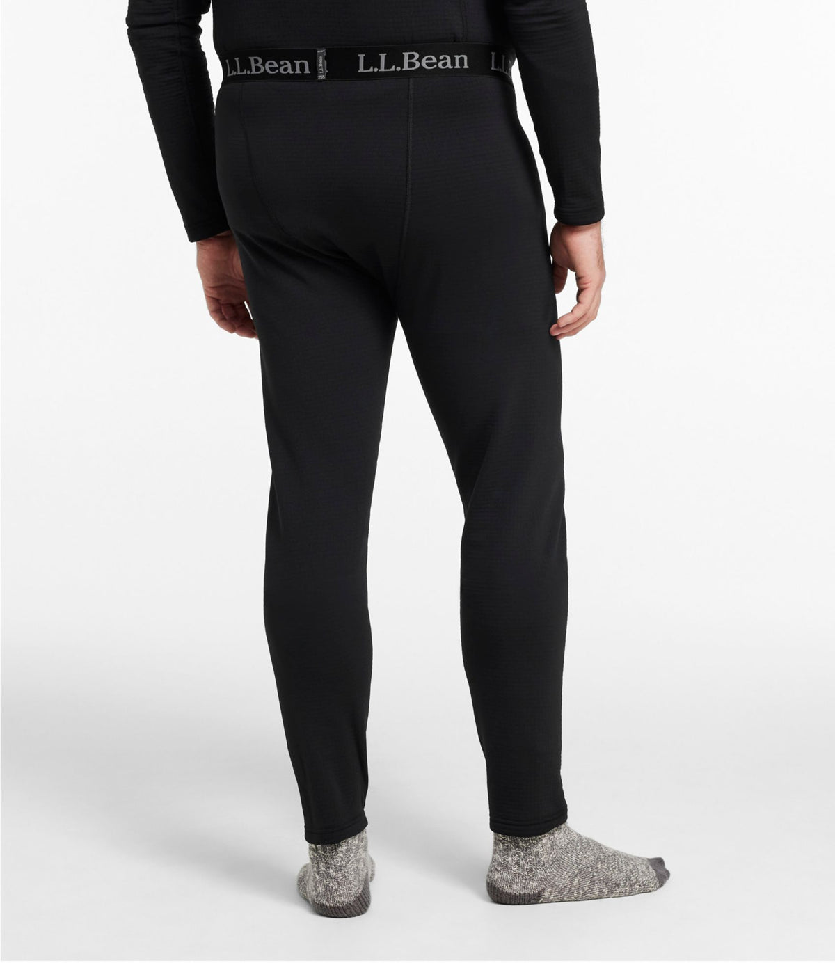L.L.Bean Men's L.L.Bean Heavyweight Base Layer Pant Midnight Black