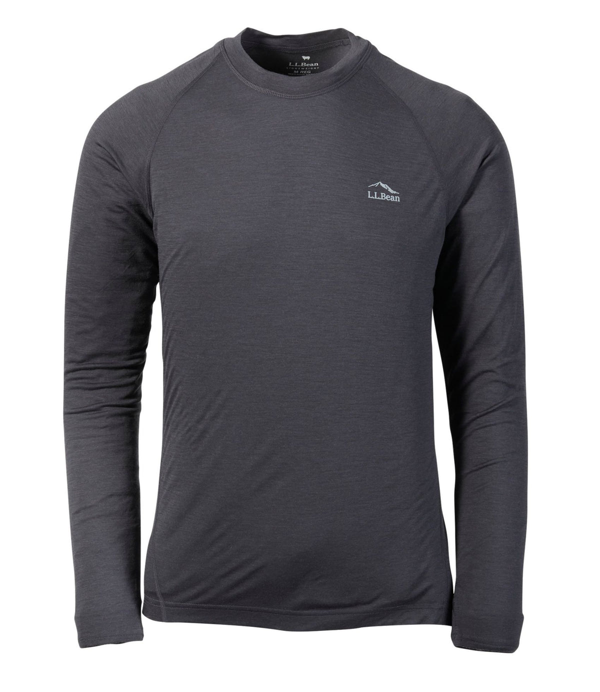 L.L.Bean Men's Cresta Ultralight 150 Crew Top Alloy Gray