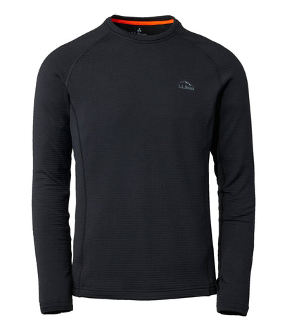 L.L.Bean Men's L.L.Bean Heavyweight Base Layer Crew Top Midnight Black