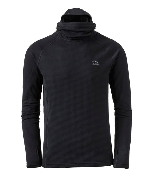 L.L.Bean Men's L.L.Bean Heavyweight Baselayer Hoodie Midnight Black