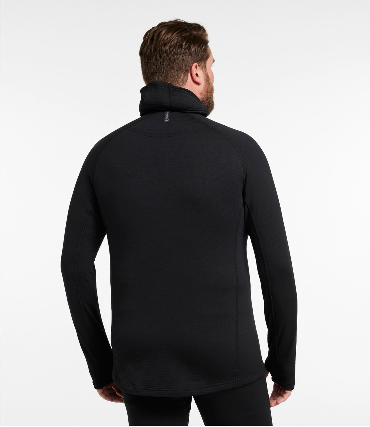 L.L.Bean Men's L.L.Bean Heavyweight Baselayer Hoodie Midnight Black