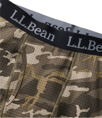 L.L.Bean Men's L.L.Bean Heavyweight Base Layer Pant, Print Kelp Green Camo
