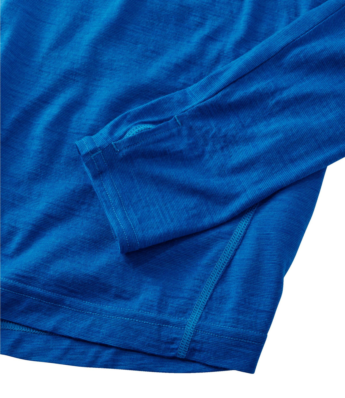 L.L.Bean Men's Cresta Ultralight 150 Turtleneck, Stripe Regatta Blue/Glacier Blue