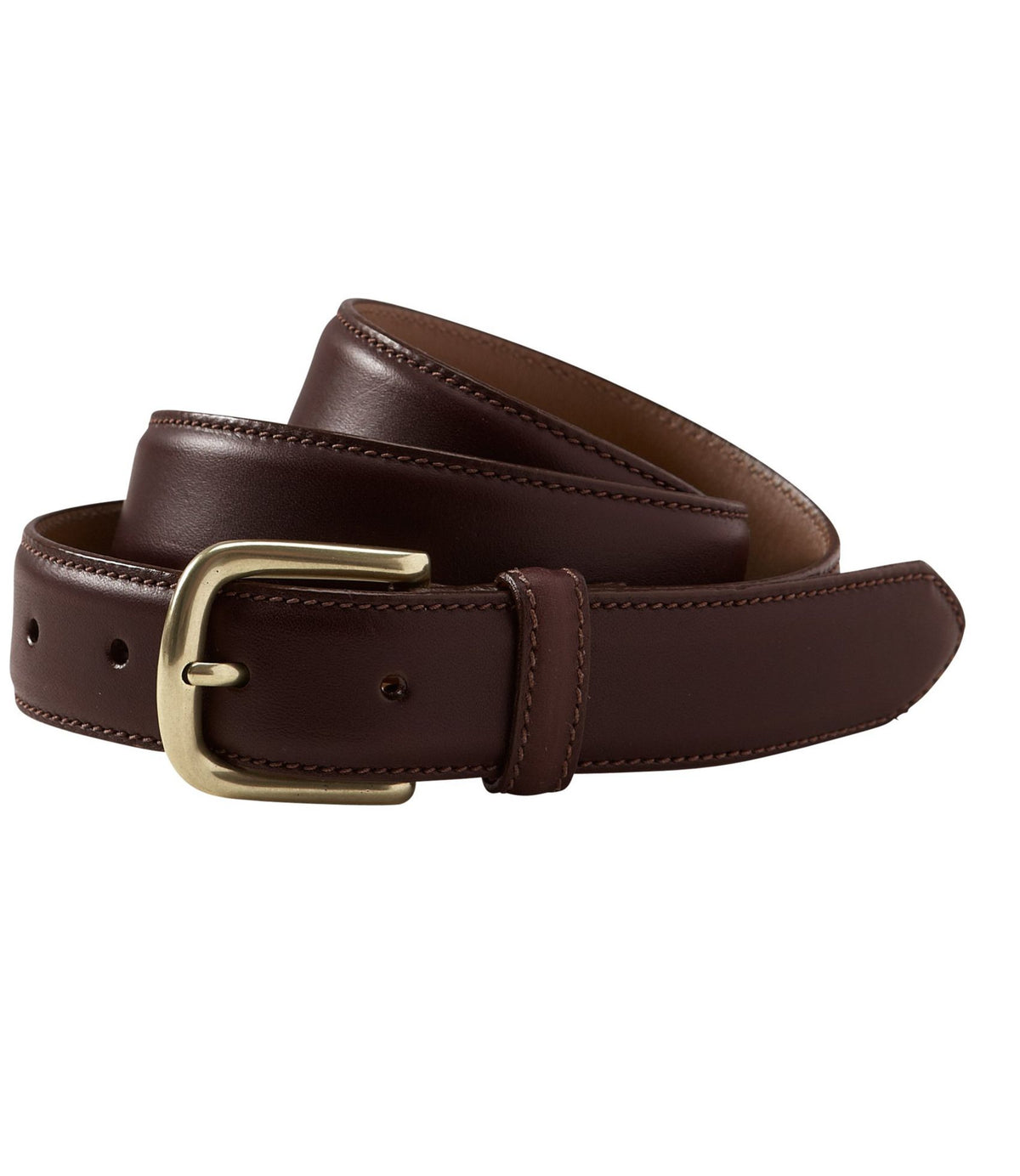 L.L.Bean Men's Chino Belt Chocolate Brown