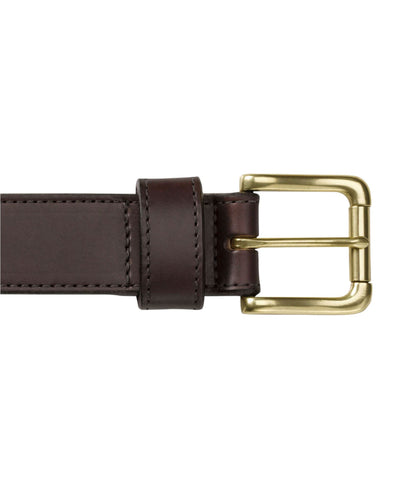 L.L.Bean Men's Rugged Roller Belt Brown