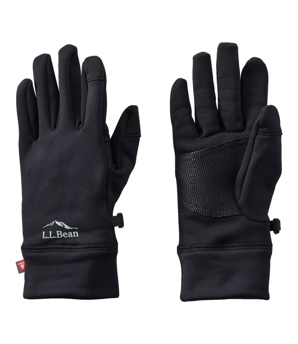 L.L.Bean Men's Primaloft Therma-Stretch Fleece Gloves Black