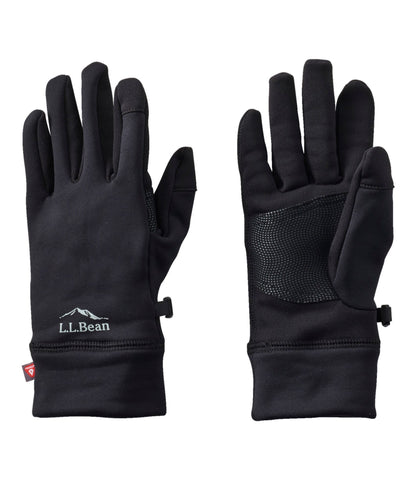 L.L.Bean Men's Primaloft Therma-Stretch Fleece Gloves Black