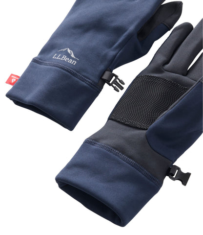 L.L.Bean Men's Primaloft Therma-Stretch Fleece Gloves Black