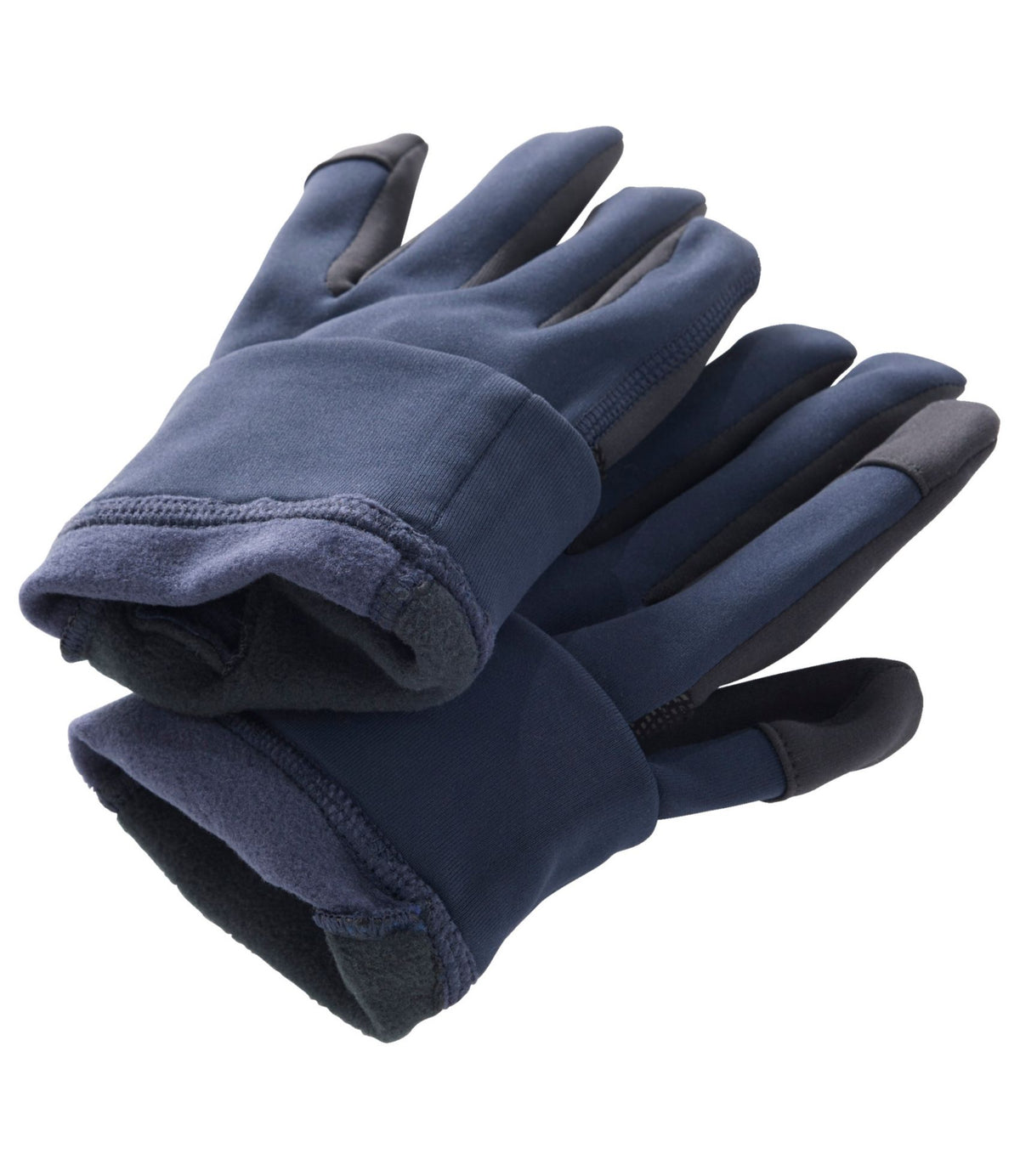 L.L.Bean Men's Primaloft Therma-Stretch Fleece Gloves Black