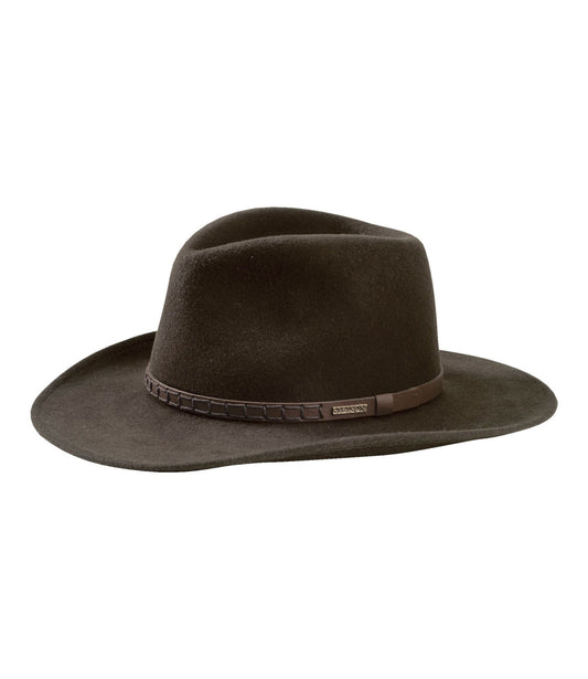 L.L.Bean Men's Stetson Sturgis Crushable Wool Hat Cordova