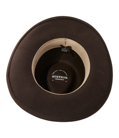L.L.Bean Men's Stetson Sturgis Crushable Wool Hat Cordova