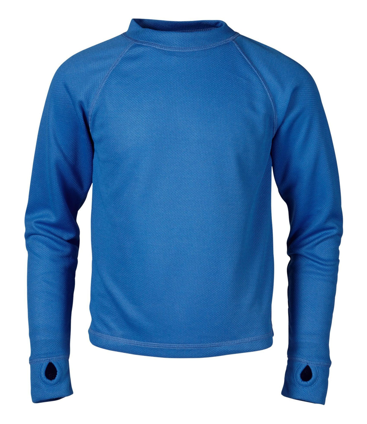 L.L.Bean Kids' Wicked Warm Midweight Long Underwear, Top Cobalt Sea