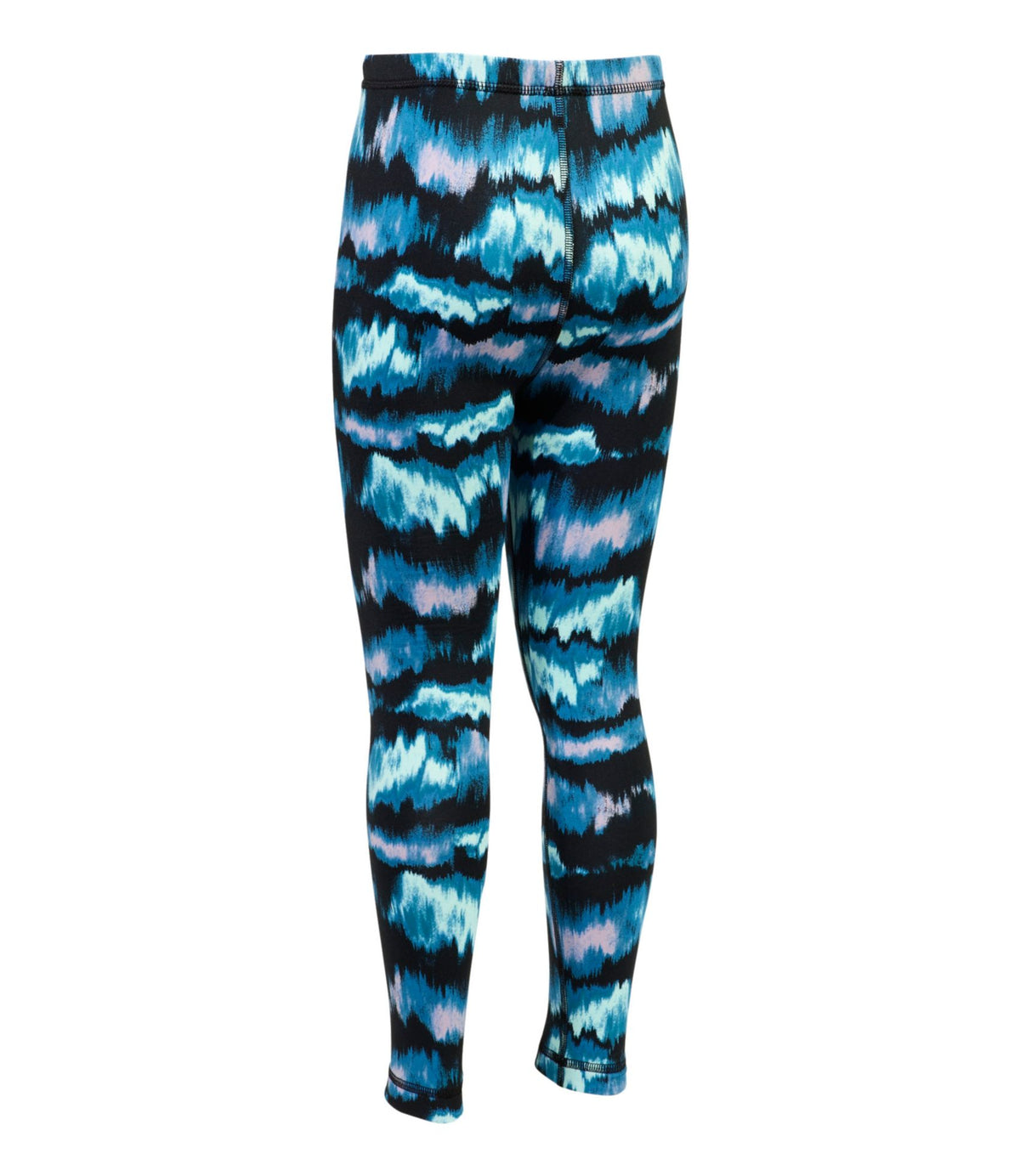 L.L.Bean Kids' Wicked Warm Long Underwear, Expedition-Weight Print Pants Aurora Print