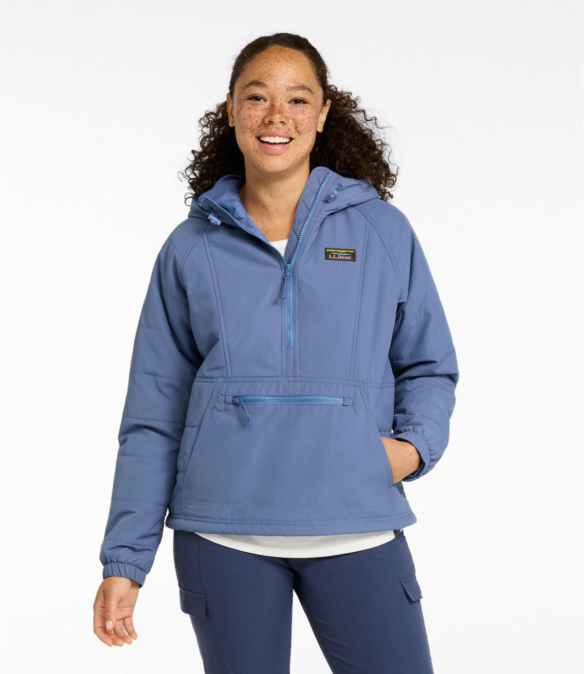 L.L.Bean Women's Mountain Classic Insulated Anorak Deep Lake