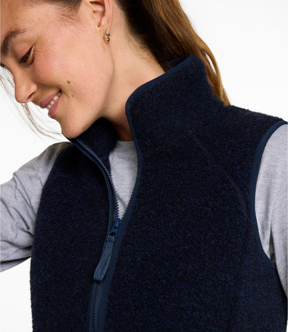 L.L.Bean Women's All Season Wool Fleece Vest Balsam