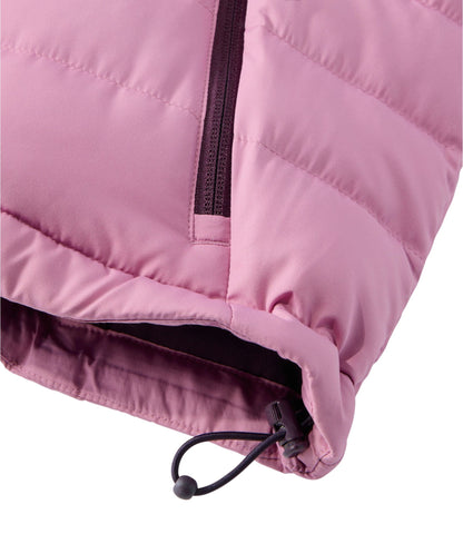 L.L.Bean Women's Access Down Vest, Colorblock Eggplant/Iced Orchid
