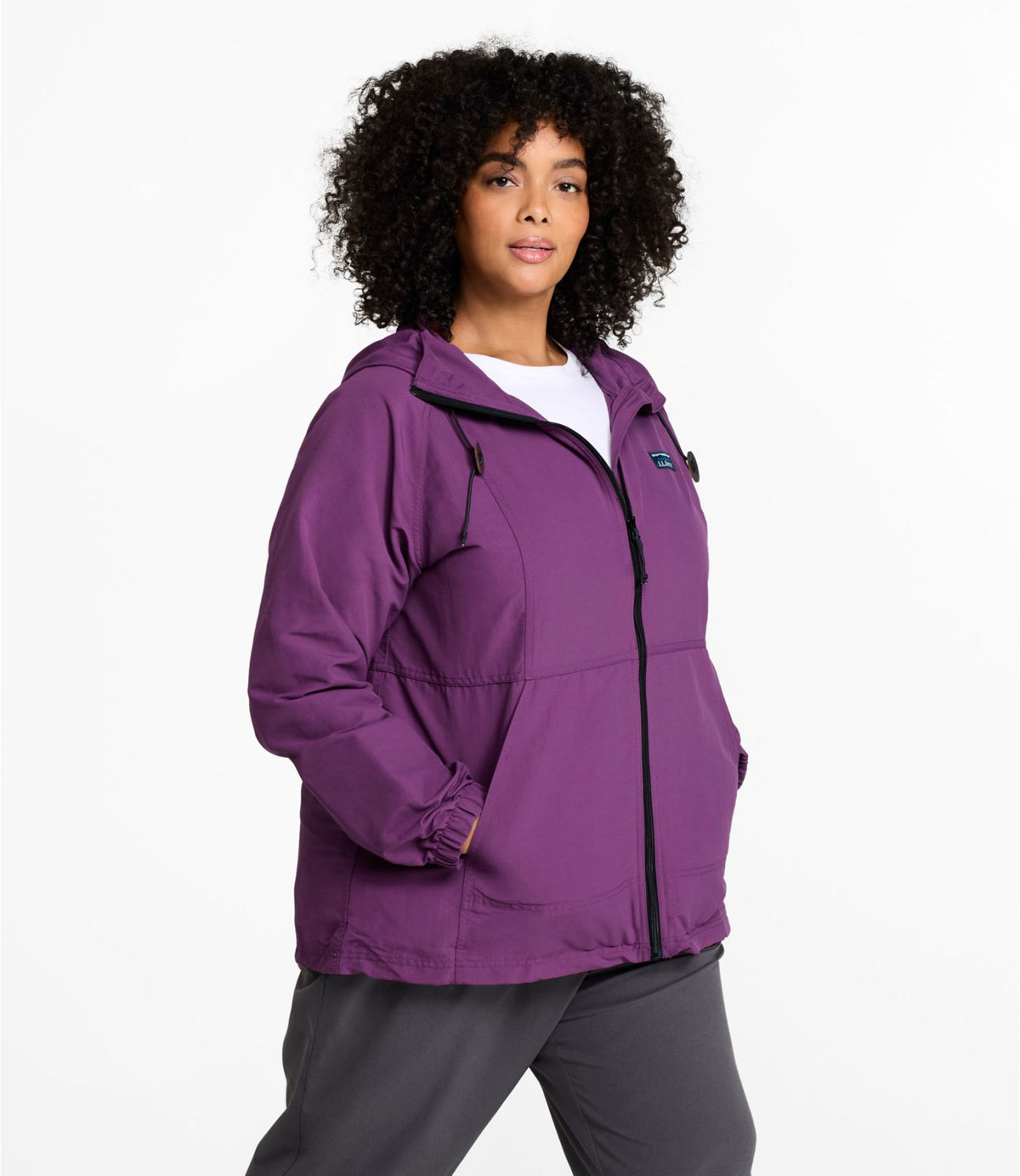 L.L.Bean Women's Mountain Classic Full-Zip Jacket Wood Violet