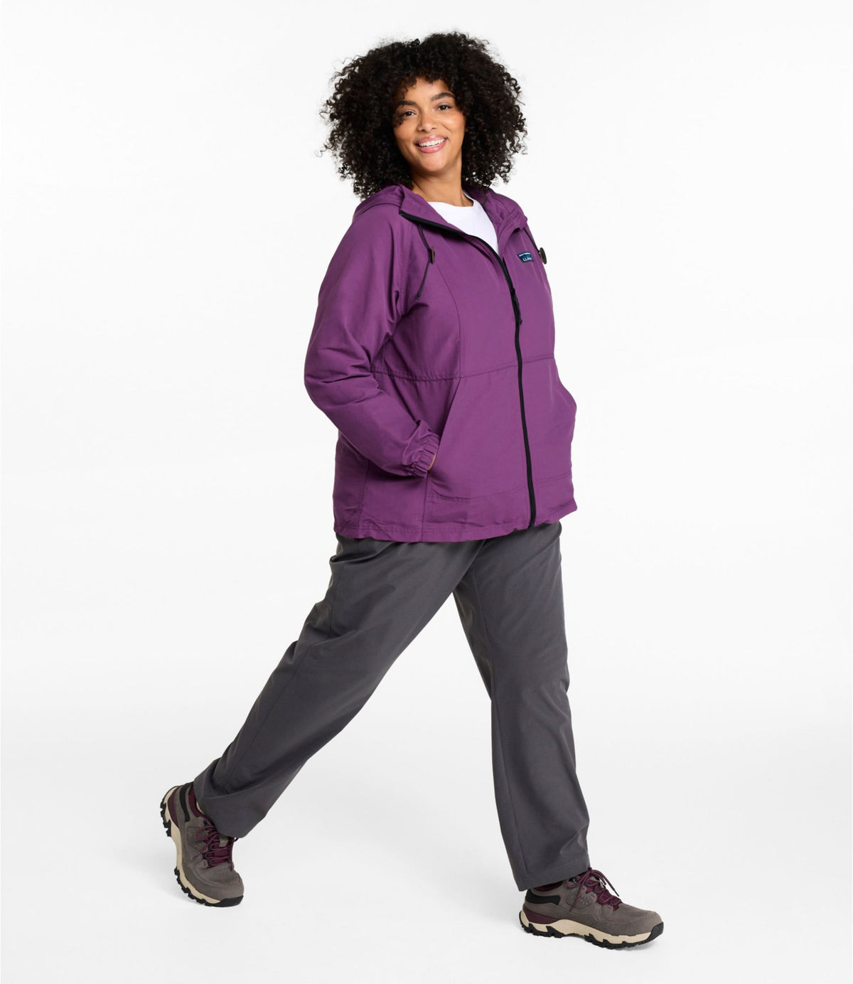 L.L.Bean Women's Mountain Classic Full-Zip Jacket Wood Violet