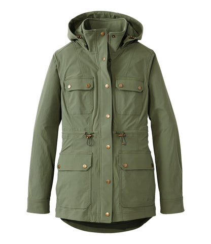 L.L.Bean Women's Boundless Softshell Jacket Deep Olive