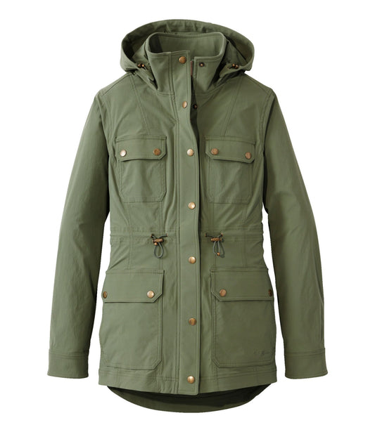 L.L.Bean Women's Boundless Softshell Jacket Deep Olive